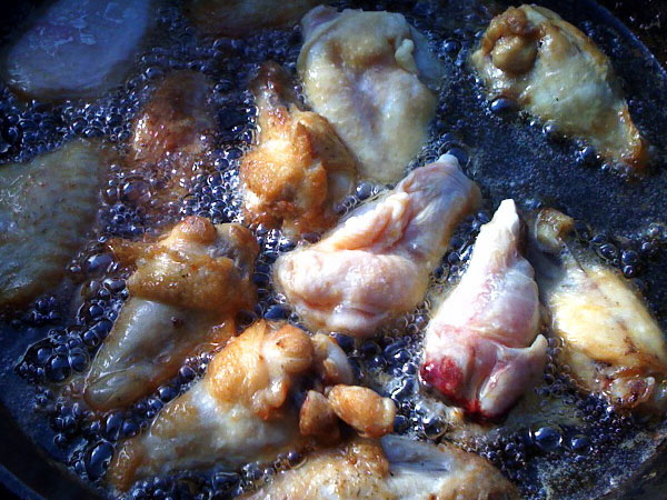 adobo-buffalo-wings-frying